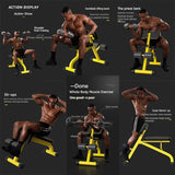 NNEOBA Multifunctional Folding Abdominal Chair & Dumbbell Stool