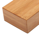 NNETM Bamboo Yoga Block for Flexibility & Meditation (Brown)