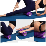 NNETM Yoga Foam Roller Pilates Back Massage Brick (Purple)