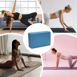 NNETM Anti-Slip Foam Yoga Blocks for Gym Training (Blue)