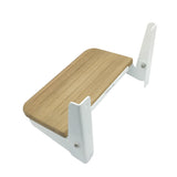 NNEOBA Fold-Up Footrest with Teak and Aluminum Hardware
