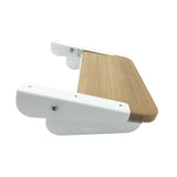 NNEOBA Fold-Up Footrest with Teak and Aluminum Hardware