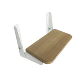 NNEOBA Fold-Up Footrest with Teak and Aluminum Hardware