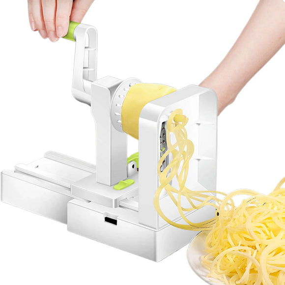 NNEOBA Foldable Vegetable Spiralizer with Extra Blade Box