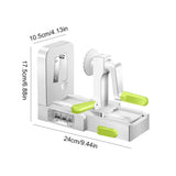 NNEOBA Foldable Vegetable Spiralizer with Extra Blade Box