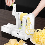 NNEOBA Foldable Vegetable Spiralizer with Extra Blade Box