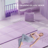 NNEOBA Foldable Non-Slip Yoga Mat for Girls