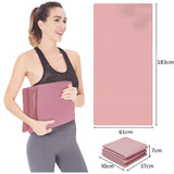 NNEOBA Foldable TPE Yoga Mat for Fitness & Pilates