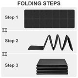 NNETM Foldable Travel Yoga Mat Non-Slip TPE (6mm)