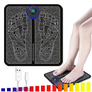 NNEOBA Electric Foot Massager Stimulation Pad Pressure Relief