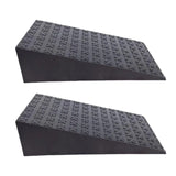 NNETM 2PCS Squat Wedge Heel & Calf Stretcher Board (Black)