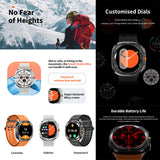 NNEOBA Ultra Men Smart Watch Bluetooth GPS Sports Tracker