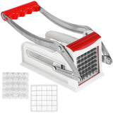 NNEOBA French Fry Cutter – Manual Potato Chipper with 25/49-Hole Blades