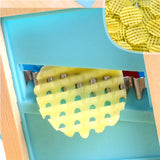 NNEOBA Stainless Steel Fries Grid Cutter – Wavy Potato Chopper