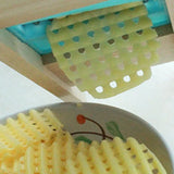 NNEOBA Stainless Steel Fries Grid Cutter – Wavy Potato Chopper