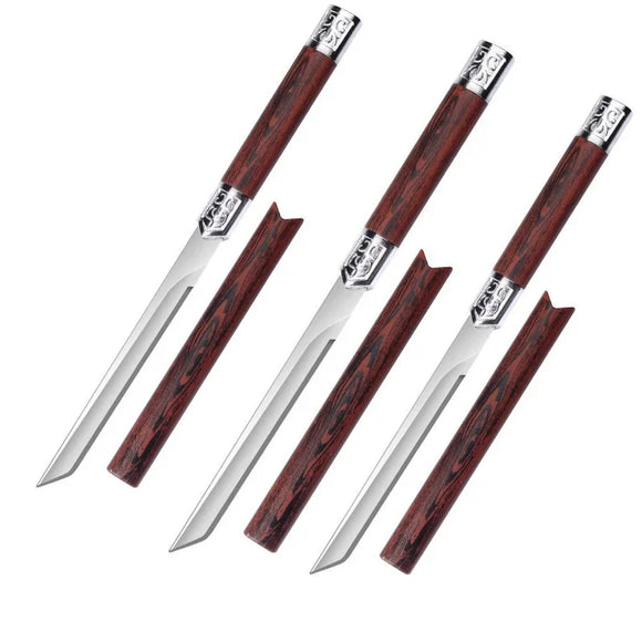 NNEOBA 3-Piece Stainless Steel Sharp Fruit Knife Set
