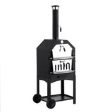 3in1 Pizza Oven Charcoal BBQ Grill Steel-1910113215048716288