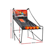 NNEDSZ Basketball Arcade Game Electronic Scorer 8 Games Double Shoot Black