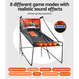 NNEDSZ Basketball Arcade Game Electronic Scorer 8 Games Double Shoot Black