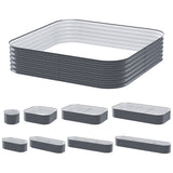 NNEDSZ Green Fingers Garden Bed 9 In 1 Modular Planter Box 40CM height