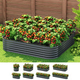 NNEDSZ Green Fingers Garden Bed 9 In 1 Modular Planter Box 40CM height