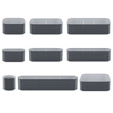 NNEDSZ Green Fingers Garden Bed 9 In 1 Modular Planter Box 56CM height