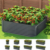 NNEDSZ Green Fingers Garden Bed 9 In 1 Modular Planter Box 56CM height