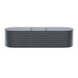 NNEDSZ Greenfingers Garden Bed 240X80X56cm Oval Planter Box