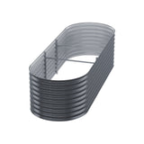NNEDSZ Greenfingers Garden Bed 240X80X56cm Oval Planter Box