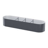NNEDSZ Green Fingers Garden Bed 320X80X56cm Oval Planter Box
