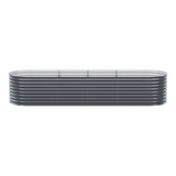 NNEDSZ Green Fingers Garden Bed 320X80X56cm Oval Planter Box