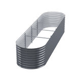 NNEDSZ Green Fingers Garden Bed 320X80X56cm Oval Planter Box