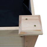 NNEDSZ Green Fingers Garden Bed Elevated 120x60x80cm Wooden Planter Box Raised Container