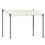 NNEDSZ Gazebo Marquee 3m Outdoor Event Wedding Tent Camping Party Shade Iron Art Canopy Beige