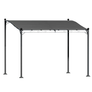 NNEDSZ Gazebo Marquee 3m Outdoor Event Wedding Tent Camping Party Shade Iron Art Canopy Grey