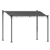 NNEDSZ Gazebo Marquee 3m Outdoor Event Wedding Tent Camping Party Shade Iron Art Canopy Grey