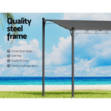 NNEDSZ Gazebo Marquee 3m Outdoor Event Wedding Tent Camping Party Shade Iron Art Canopy Grey