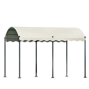 NNEDSZ Gazebo Marquee 4x3m Outdoor Event Wedding Tent Camping Party Shade Iron Art Canopy Beige