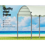 NNEDSZ Gazebo Marquee 4x3m Outdoor Event Wedding Tent Camping Party Shade Iron Art Canopy Beige