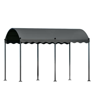 NNEDSZ Gazebo Marquee 4x3m Outdoor Event Wedding Tent Camping Party Shade Iron Art Canopy Grey