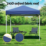 NNEDSZ Instahut Gazebo 2x2m Outdoor Patio Garden Marquee Shade Blue
