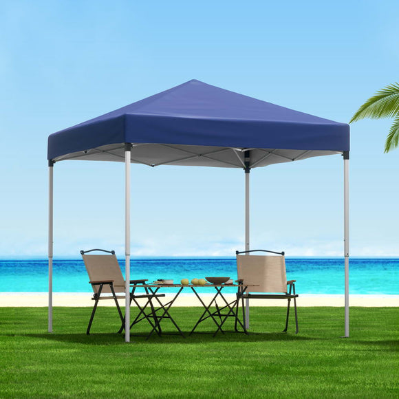 NNEDSZ Instahut Gazebo 2x2m Outdoor Patio Garden Marquee Shade Blue