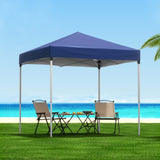 NNEDSZ Instahut Gazebo 2x2m Outdoor Patio Garden Marquee Shade Blue