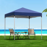NNEDSZ Instahut Gazebo 2x2m Outdoor Patio Garden Marquee Shade w/ Base Pods Blue