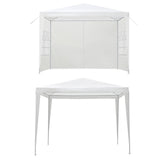 NNEDSZ Gazebo 3x3m Marquee Wedding Party Tent Outdoor Camping Side Wall Canopy Window Panel White