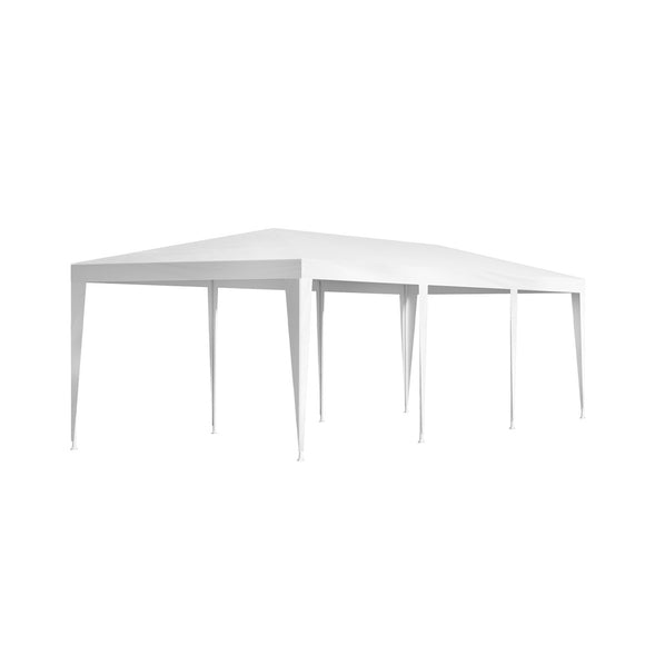 NNEDSZ Gazebo 3x9 Wedding Party Marquee Tent Outdoor Event Camping Shade White