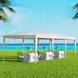 NNEDSZ Gazebo 3x9 Wedding Party Marquee Tent Outdoor Event Camping Shade White