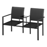 NNEDSZ Outdoor Garden Bench Seat Chair Table Loveseat Patio Furniture Park