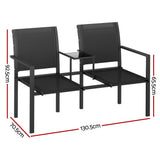 NNEDSZ Outdoor Garden Bench Seat Chair Table Loveseat Patio Furniture Park