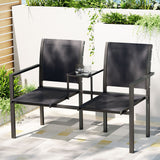 NNEDSZ Outdoor Garden Bench Seat Chair Table Loveseat Patio Furniture Park